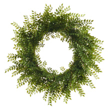 Load image into Gallery viewer, 26" Green Ruscus Wreath