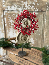 Load image into Gallery viewer, Icy Toboggan Berry Candle Ring | 7.5”
