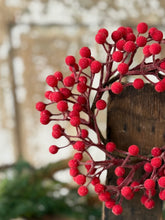 Load image into Gallery viewer, Icy Toboggan Berry Candle Ring | 7.5”