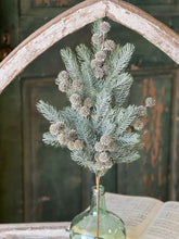 Load image into Gallery viewer, Frosty Midwinter Fir Spray | 29&quot;