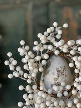 Load image into Gallery viewer, Icy Snowdrop Berry Candle Ring | 11" |