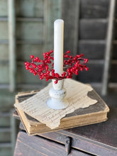 Load image into Gallery viewer, Red Berry Candle Ring | 4"