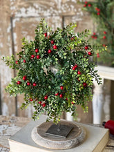 Load image into Gallery viewer, Lively Berry Bough Candle Ring | 16"