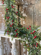 Load image into Gallery viewer, Lively Berry Bough Garland | 5'