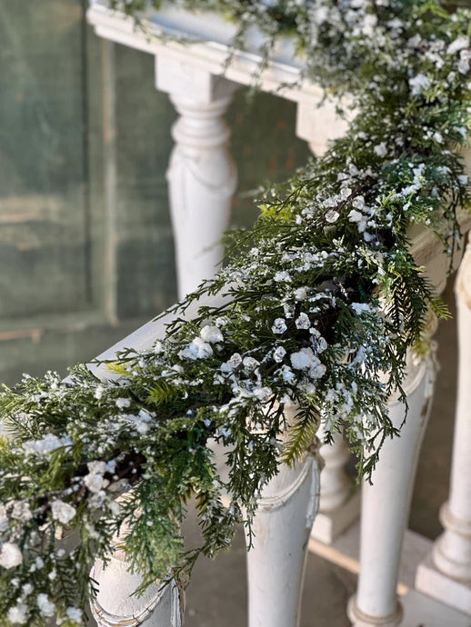 Prismatic Greens Garland | 6'