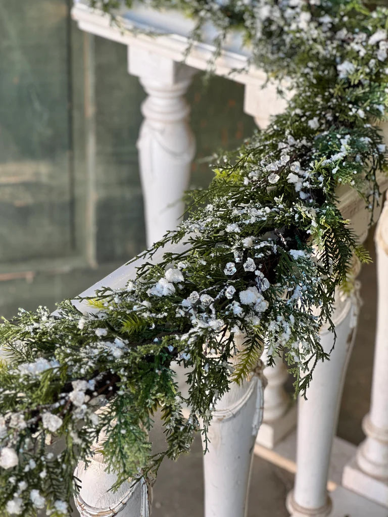 Prismatic Greens Garland | 6'