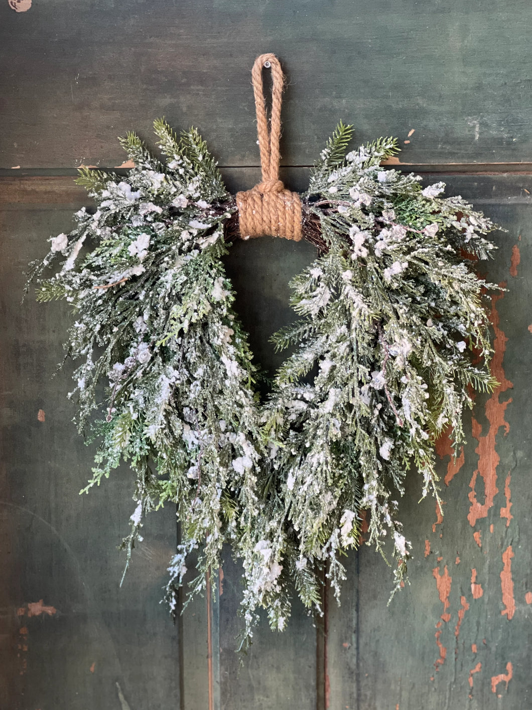 Prismatic Greens Wreath | 18