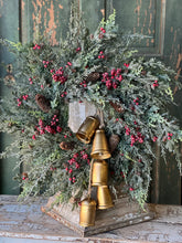 Load image into Gallery viewer, Divinity Berry Cedar Wreath | 30&quot;