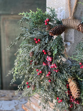 Load image into Gallery viewer, Divinity Berry Hanging Wreath | 20&quot;