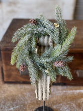 Load image into Gallery viewer, Frosted Spruce Candle Ring | 9&quot;