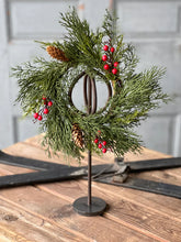 Load image into Gallery viewer, Alpine w/ Berries Candle Ring | 10&quot;