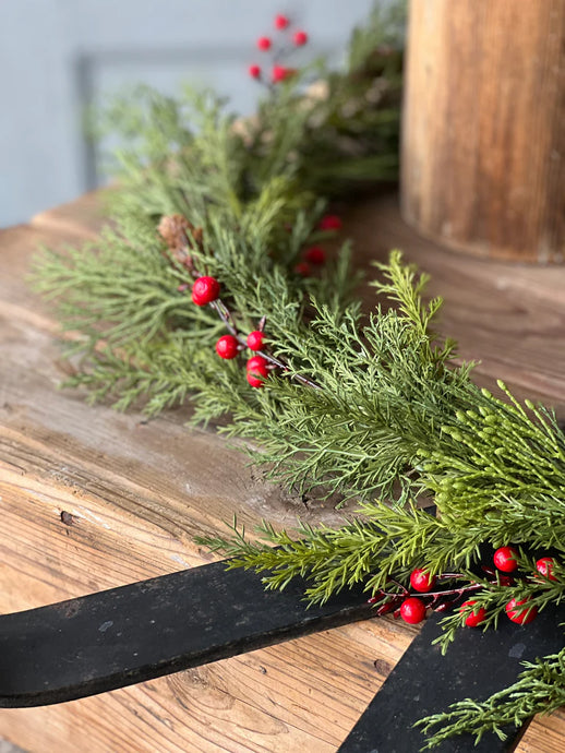Alpine w/ Berries Garland | 6'