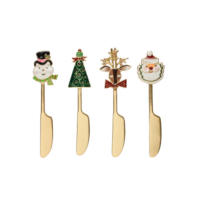 Christmas Canape Knives, 4 style options