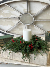 Load image into Gallery viewer, Emerald Celebration Candle Ring | 12”