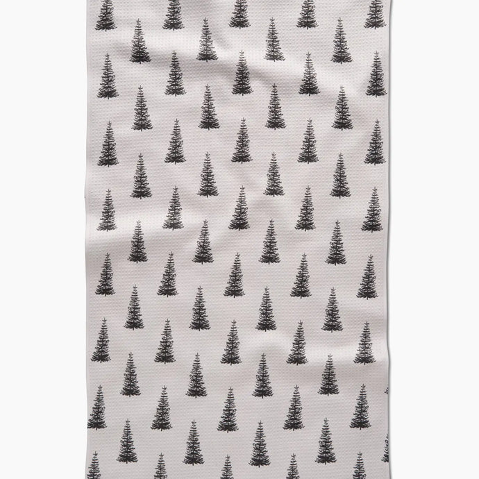 Geometry Alpine Forest Tea Towel