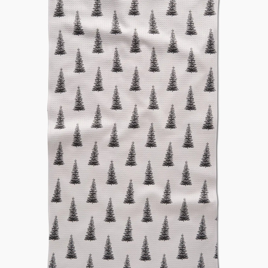 Geometry Alpine Forest Tea Towel