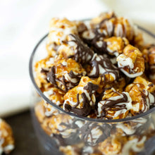 Load image into Gallery viewer, Chocolate Drizzle Caramel Popcorn