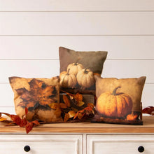 Load image into Gallery viewer, Mini Pillows - Pumpkin and Leaf Paintings, 3 style options