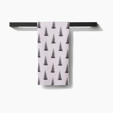 Load image into Gallery viewer, Geometry Alpine Forest Tea Towel