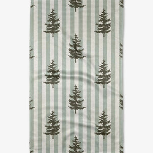 Geometry Fir Real Tea Towel