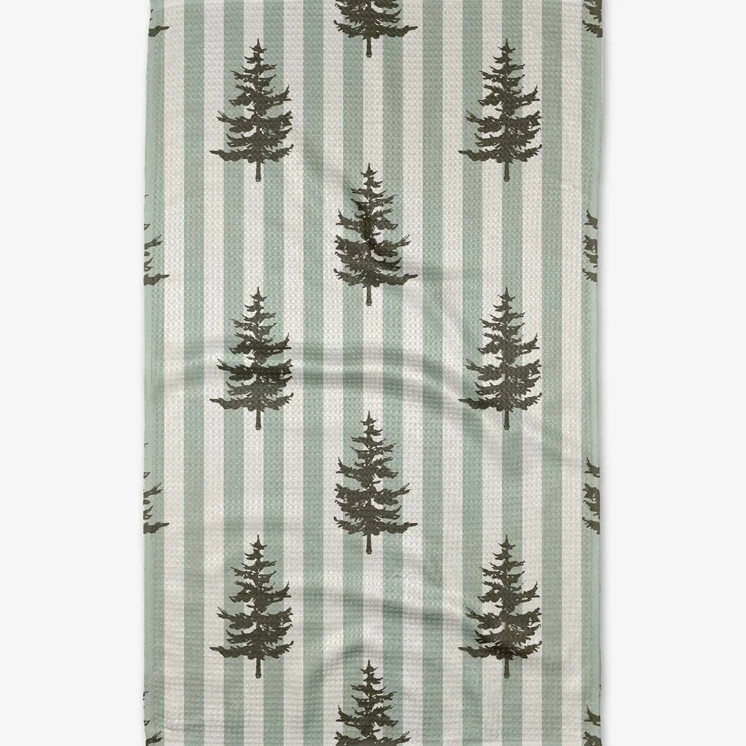 Geometry Fir Real Tea Towel