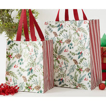 Load image into Gallery viewer, Holiday Sprigs Reusable Tote