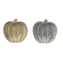 Load image into Gallery viewer, Cast Aluminum Pumpkin Shaped Dish, 2 color options