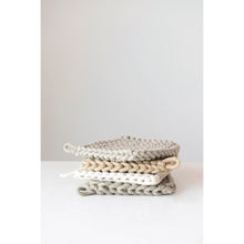 Load image into Gallery viewer, Cotton Crocheted Pot Holder, 4 Colors