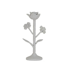 Load image into Gallery viewer, Cast Iron Flower Taper Holder