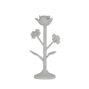 Cast Iron Flower Taper Holder