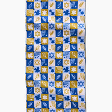 Load image into Gallery viewer, Geometry Hanukkah Festivities-Bar Towel