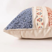 Load image into Gallery viewer, Lumbar Pillow - Patchwork American Flag