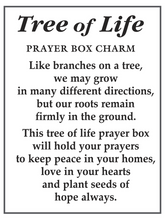 Load image into Gallery viewer, Tree of Life Prayer Box Charms