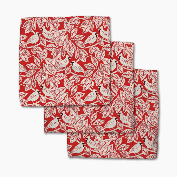 Cardinal Canopy Dishcloth Set