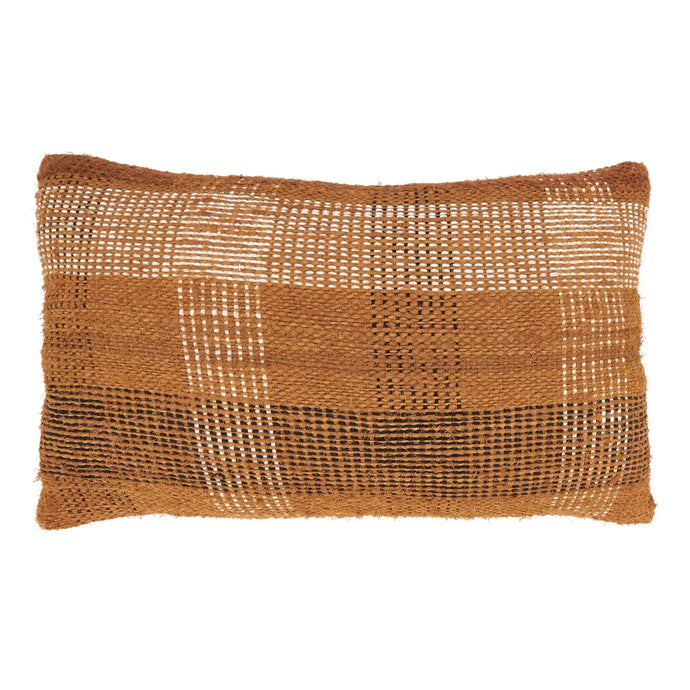 Rustic Charm Plaid Throw Pillow