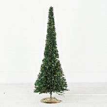 Load image into Gallery viewer, 20in Gold Glitter boxwood Flare Tree