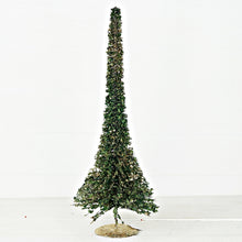 Load image into Gallery viewer, 24in Gold Glitter boxwood Flare Tree