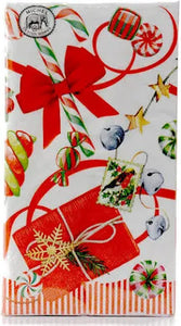 "Peppermint" Hostess Dinner Napkins