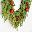 Load image into Gallery viewer, 24inW Heart Wreath-Welcome Holiday Soft Touch Pines
