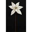 Load image into Gallery viewer, Elegant Cream Velvet Poinsettia