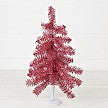 SM Glittered Tinsel Tree- Pink