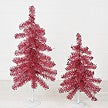 Load image into Gallery viewer, SM Glittered Tinsel Tree- Pink