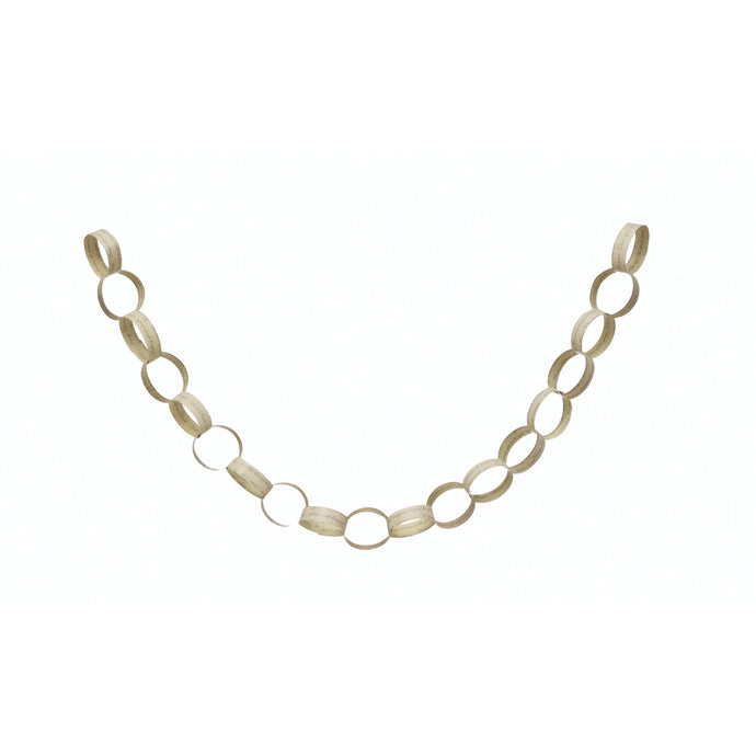 DIY Paper Link Garland with Script in Kraft Box