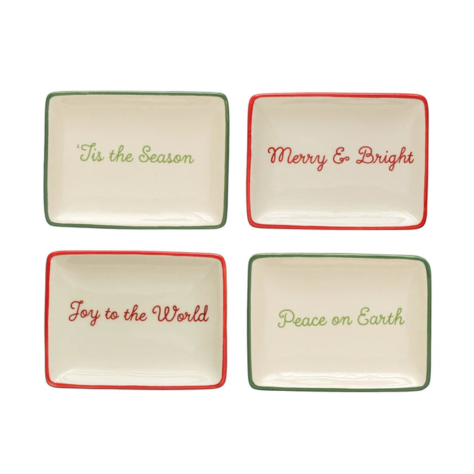 Dish with Holiday Words