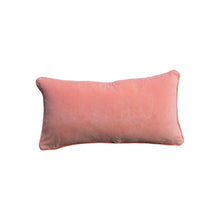 Load image into Gallery viewer, Cotton Velvet Lumbar Pillow w/ Metallic Gold Thread Embroidered