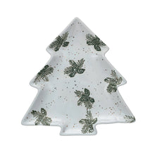 Load image into Gallery viewer, Stoneware Tree Shaped Plate