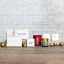 Load image into Gallery viewer, LG Metal &amp; Glass Frame w/ Easel &amp; Saying, Gold Finish, 3 Styles