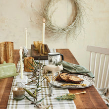 Load image into Gallery viewer, Ceramic Platter with Woodland Deer Scene &amp; Colored Edge