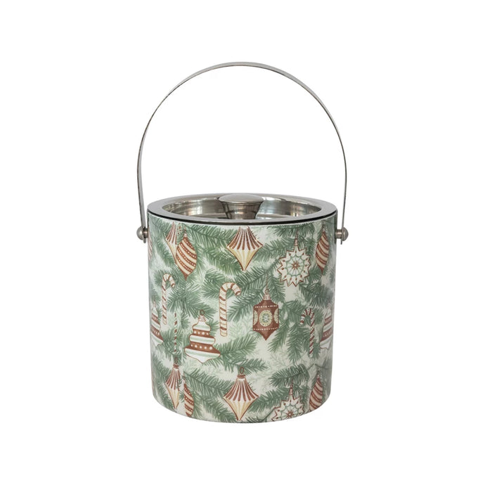1-1/2 Quart Enameled Stainless Steel Ice Bucket