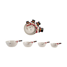 Load image into Gallery viewer, Ceramic Snowman Shaped Measuring Cups, Set of 4